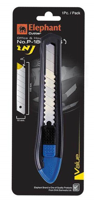 Elephant Premium Brand Cutter Stainless Steel Blade, Use in Office & Household