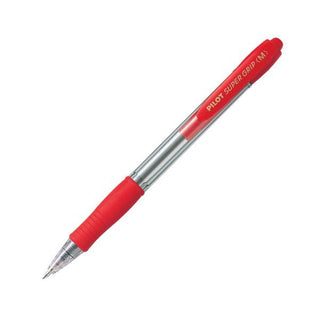 Buy red Pilot BPGP-10R Medium Super Grip Ball Pen 1.0mm