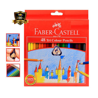 Buy faber-castell-48-tri-colour-pencil Faber Castell Tri-Grip Color Pencils