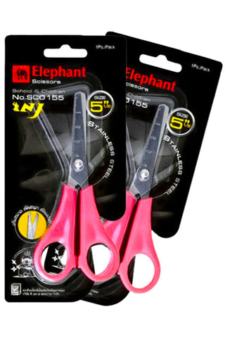 Elephant Scissors School & Children with Measurement