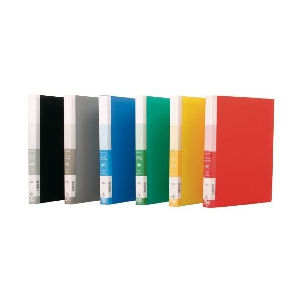 CBE 40 POCKETS CLEAR HOLDER FILE