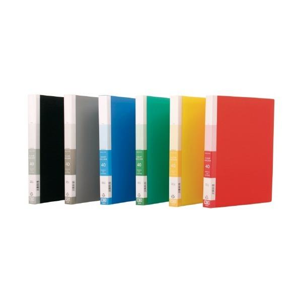 CBE 40 POCKETS CLEAR HOLDER FILE