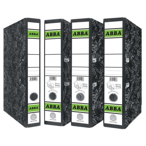 ABBA Lever Arch File Silver