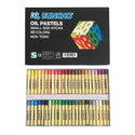 BUNCHO OIL PASTELS Small Size Sticks 12 Colours NON TAXIC