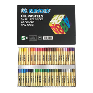 Buy buncho-oil-pastels-small-size-sticks-48-colours-non-taxic BUNCHO OIL PASTELS Small Size Sticks 12 Colours NON TAXIC