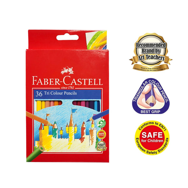Faber Castell Tri-Grip Color Pencils