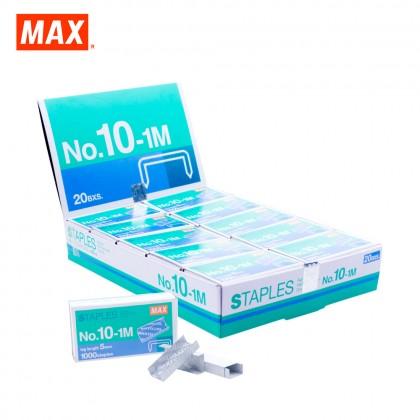 MAX NO.10-1M STAPLES (STAPLER BULLET) (20BOXES)