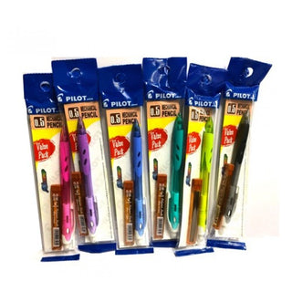 Pilot Rexgrip Mechanical Pencil 0.5 & 0.7 with Assorted Colours with Lead