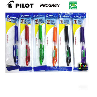 Pilot Progrex Mechanical Pencil 0.3,0.5,0.7 & 0.9mm with Assorted Colours with Lead