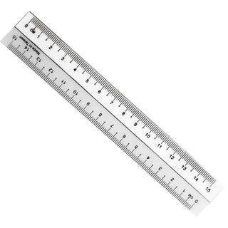 Buy 15-cm-6-inch-transparent-white Plactic Ruler