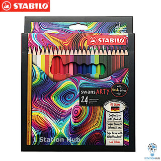 Buy stabilo-swans-arty-24-coloured-pencils STABILO Swans ARTY Coloured Pencils